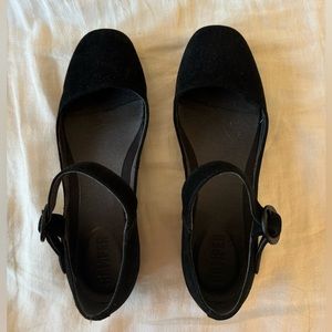 Camper Suede Mary Janes